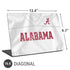 University of Alabama White Jersey Universal Laptop 16.6in (13.4 x 9.7in) Skin